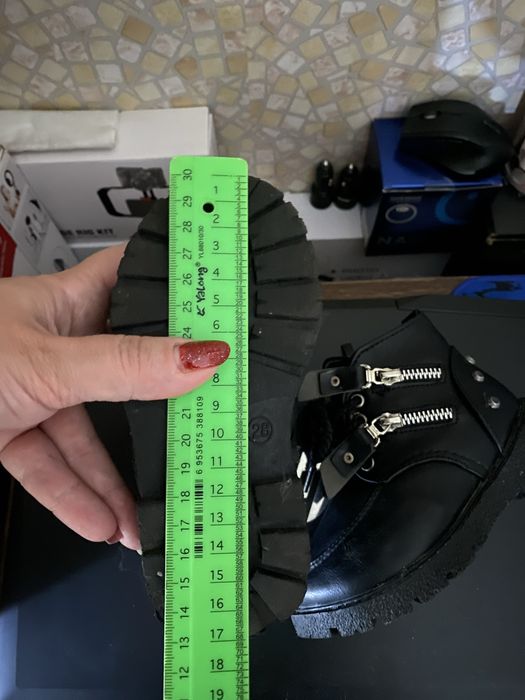 Обувь (ботинки) для мальчика из Германии. (Осень-зима). Тёплые. Кожа.