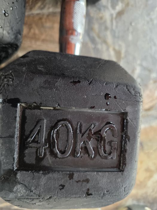 Gantere de 40 kg si bara Z