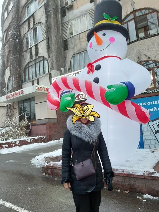 Дублёнка с меховым капюшоном размер 46-48