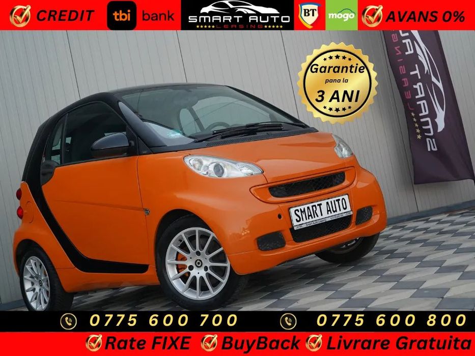 Smart Fortwo Smart FORTWO 1.0 AUTOMAT// Clima // EURO5 // RATE FIXE// Avans ZERO