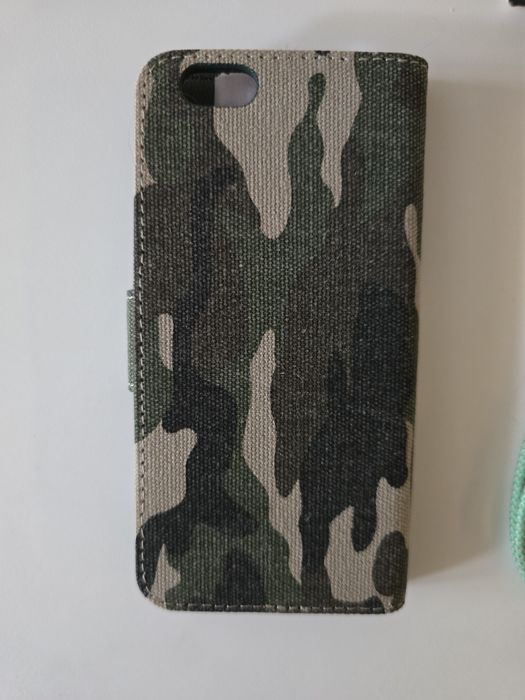 Husa carcasa IPhone 6 cu inchidere magnetica si cablu