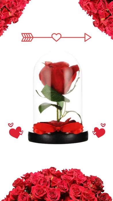 Декоративна роза в купол