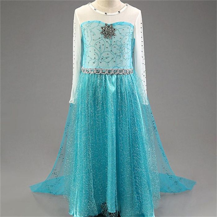 Rochie rochita Elsa Frozen NOUA 4,5, 6,7,8 ani