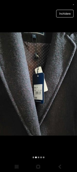 Maine New England. Sacou damă. Nou.