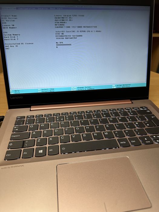 Laptop Lenovo 520S metalic Intel i5 8thGen impecabil