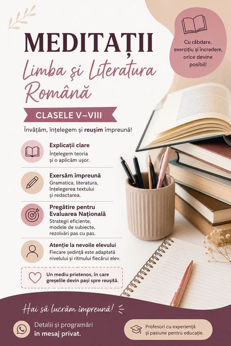 Meditații limba română