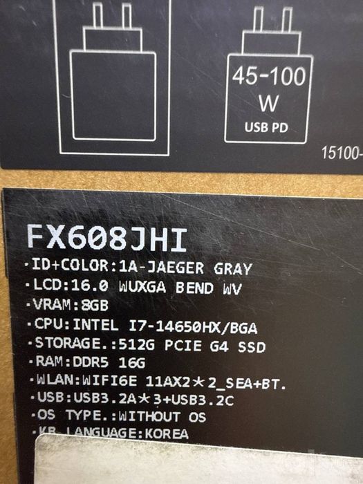Asus Tuf F16 Korea