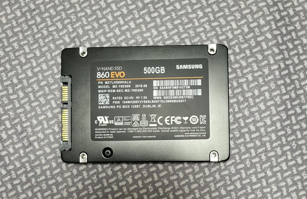 Samsung SSD 860 EVO 500GB – stare excelentă