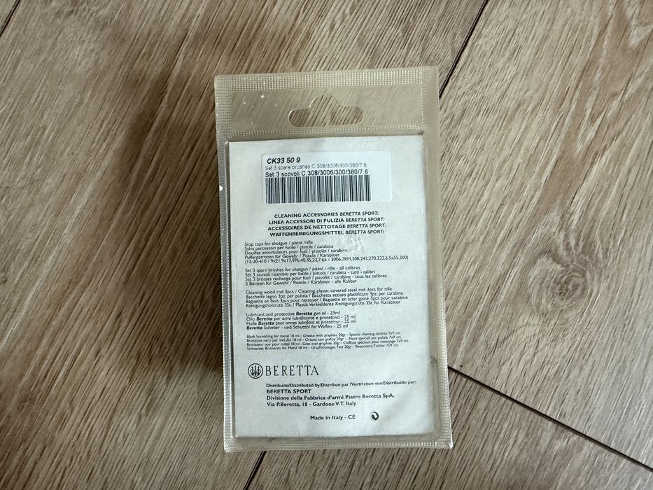 Set perii curățare Beretta cal. 8 mm – Made in Italy