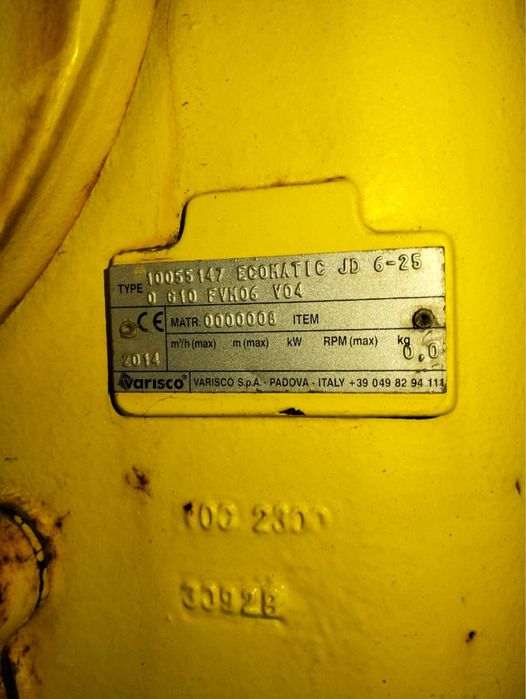 Насос сатылады Varisco Italia