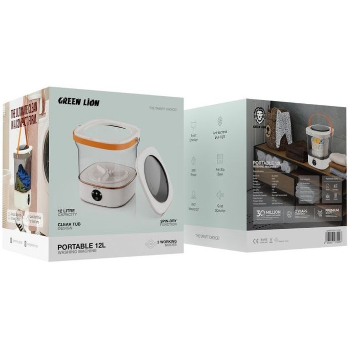Kir yuvish mashinasi Green Lion Portable 12L Washing Machine,