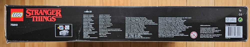 Set LEGO SIGILAT 75810 The Upside Down Stranger Things