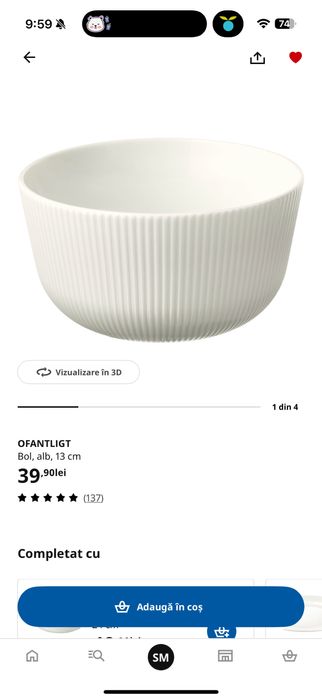 Set farfurii premium Ikea