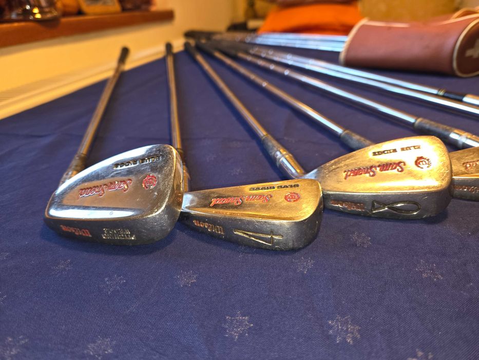 изключително запазени Golf стикове от 60те Wilson Blue Ridge