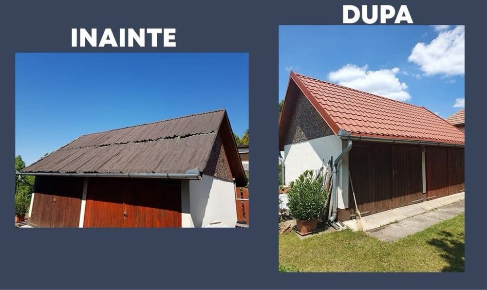 Executam acoperisuri profesionale tabla tigla si reparatii Romania