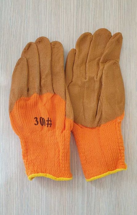 Перчатки оранжевые 300#