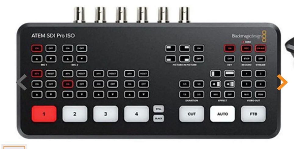 Blackmagic ATEM SDI Pro ISO Switcher(reducere 1000 lei)
