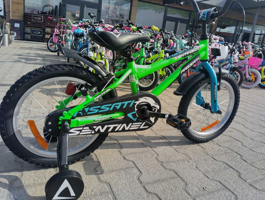 PASSATI Алуминиев велосипед 16" SENTINEL зелен