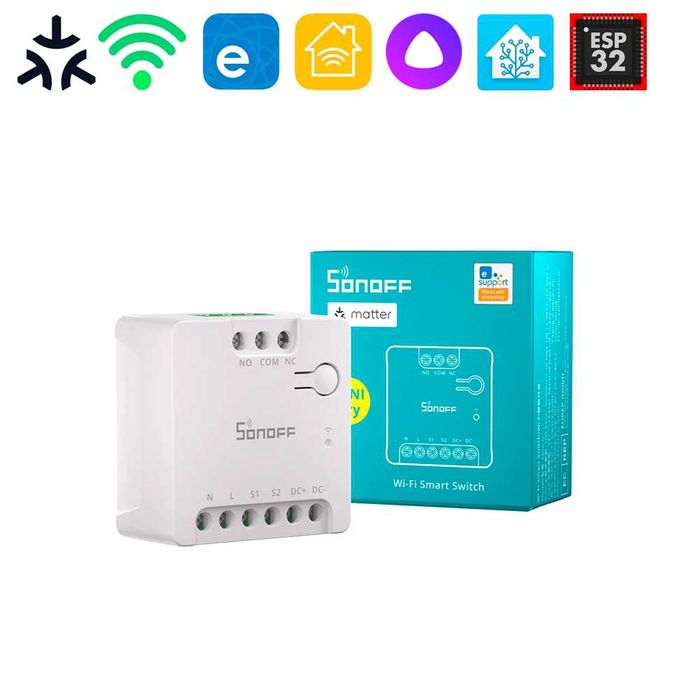 Sonoff Mini D Dry Contact - Умный реле с сухими контактами