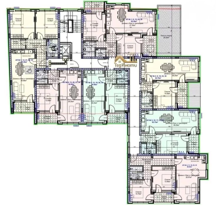 Продава се Двустаен апартамент в Стара Загора, Била - 81 кв.м за 882 €/кв.м - Снимка #2