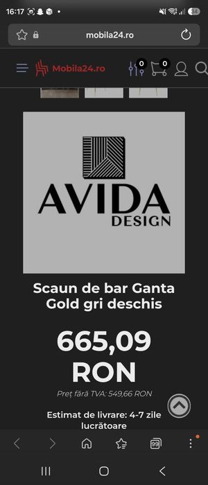Vând scaune de bar