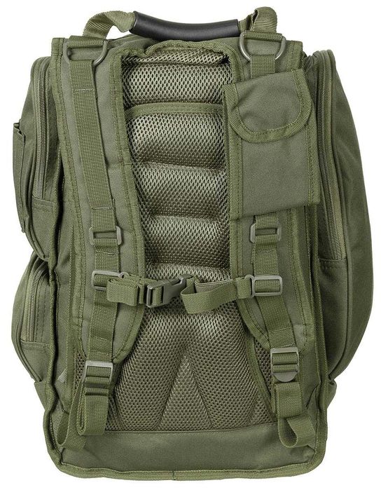Rucsac Tactic Militar MFH US National Guard 40L – Ghiozdan Rezistent Armata Pescuit Vanatoare Barbat Camping, Outdoor & Airsoft (Negru sau Verde Oliv)