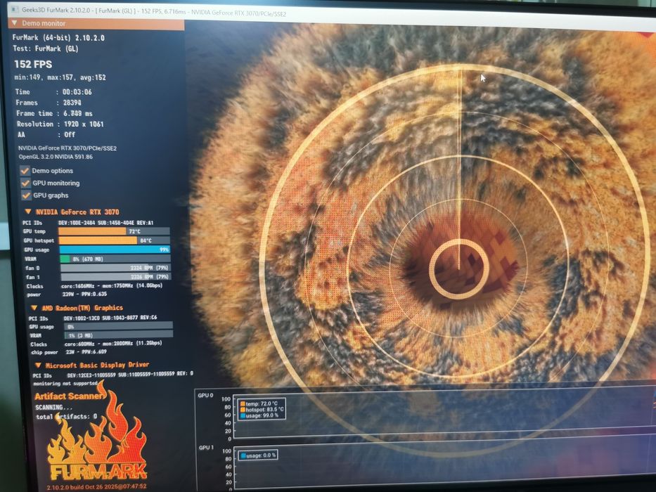 Unitate PC Gaming Ryzen 5 9600X, RTX 3070, 16 GB RAM DDR5, SSD 1TB