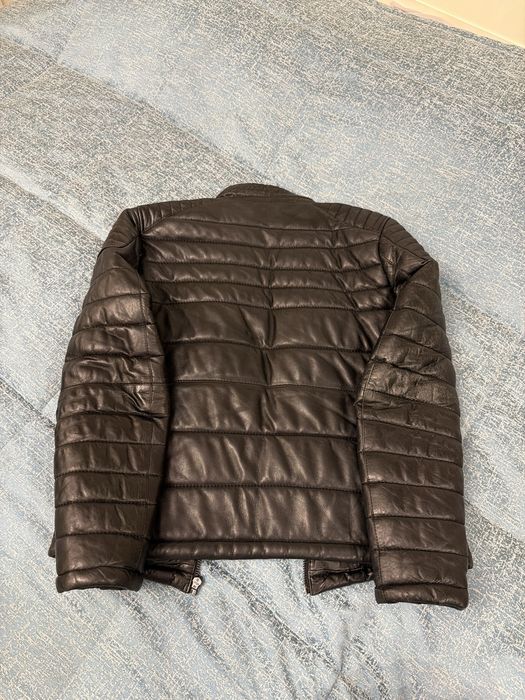 Кожаная куртка утепленная