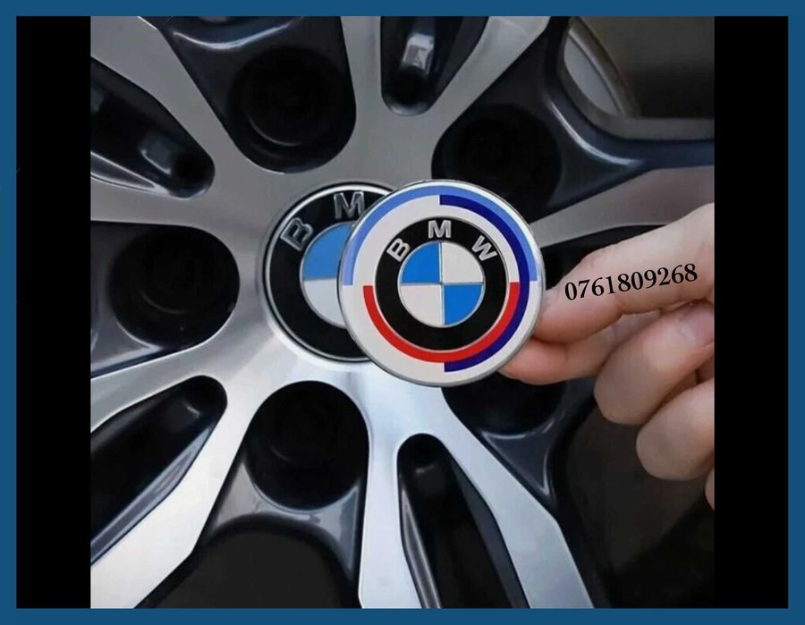 Set 4 capace 68mm model aniversar jante aliaj BMW seria 1 2 3 4 5 6 7 X1 X3 X5 X6