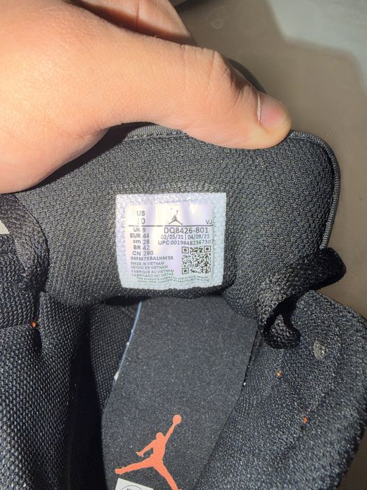 Nike air jordan 1 Orange/white/black