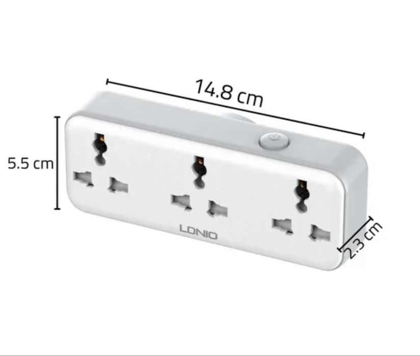 Портативный удлинитель LDNIO SC3317
