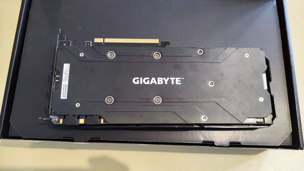 Gigabyte GTX 1080 G1 Gaming – изчистена, със сменена паста, с кутия