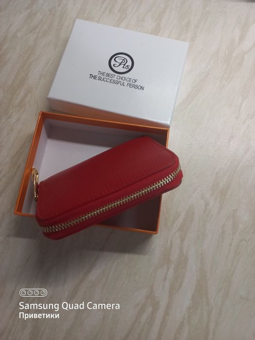 Кошелёк кожаный, новый