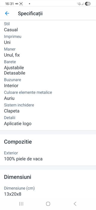 Geanta noua piele Michael Kors