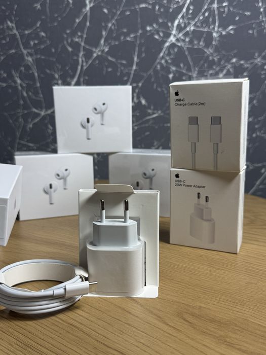 PACHET! Airpods pro 3 + Incarcator apple 2m