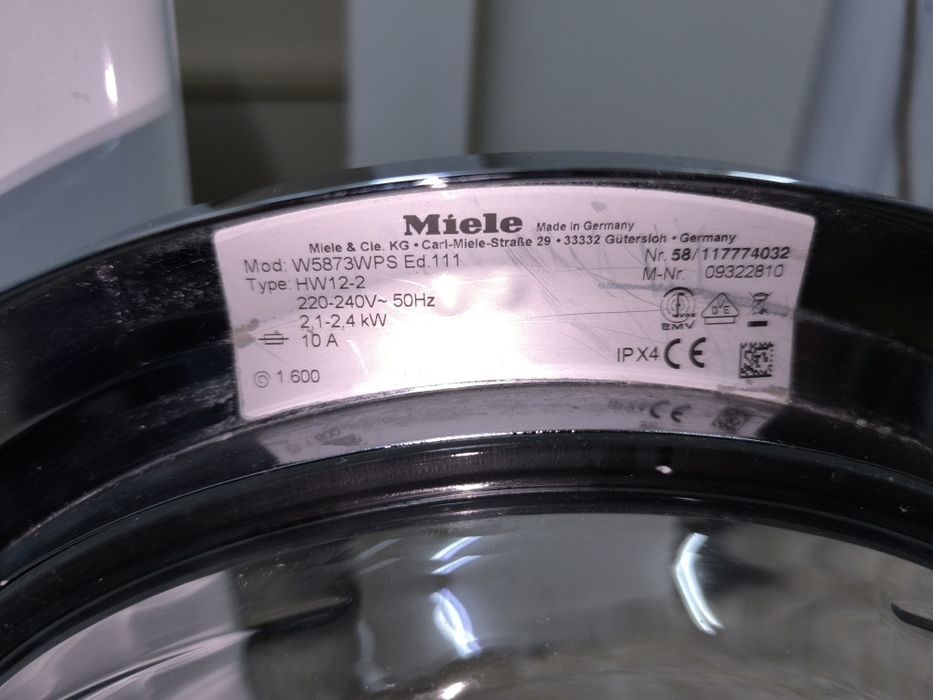 Пералня Miele W 5873 WPS - 8кг. 1600об.  инверторна.