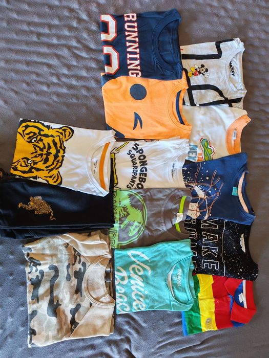 Lot mare tricouri băiat mărimea 116 impecabile