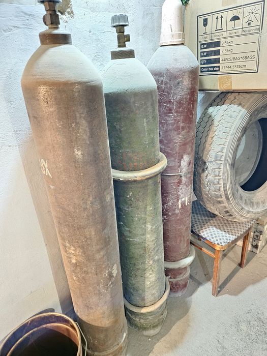 Баллоны гелии, кислородные, воздух