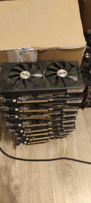 24x RX 470 8GB + RX 580/RX 570 8GB | Plăci video + Intel i5/i3/Celeron + Plăci de bază + Surse