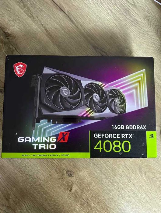 MSI RTX 4080 Gaming Trio 16GB – много добро състояние, с оставаща гаранция