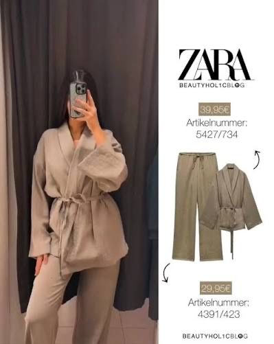 Ленено кимоно Zara