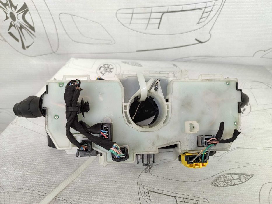 Ansamblu manete comenzi volan + spiră Renault Scenic III 255529492R 2014 / [2009-2016] / (5B3)