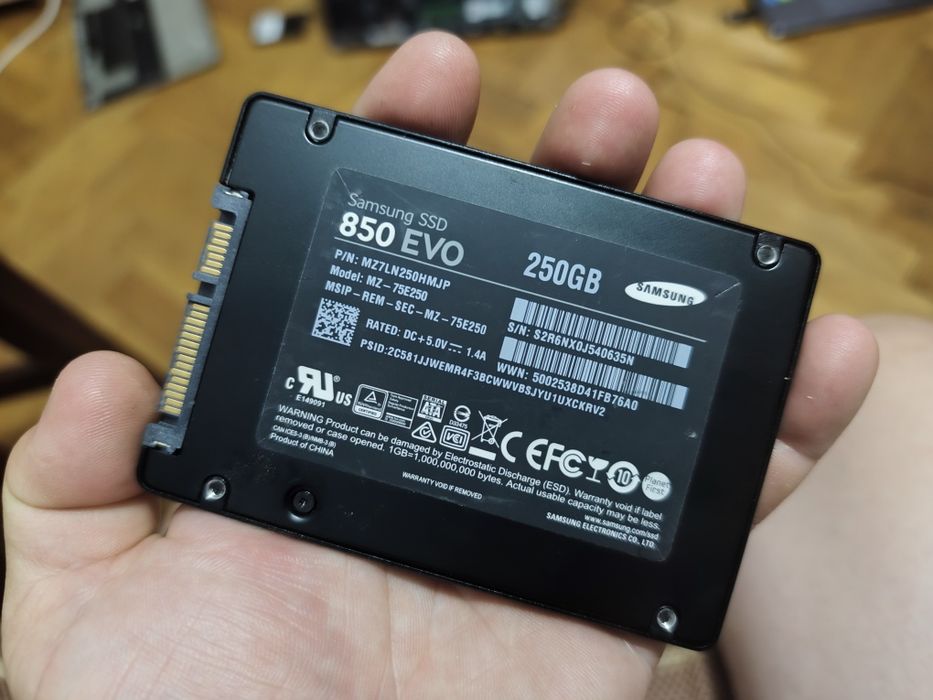 Ssd Samsung 850 Evo 256gb 97%