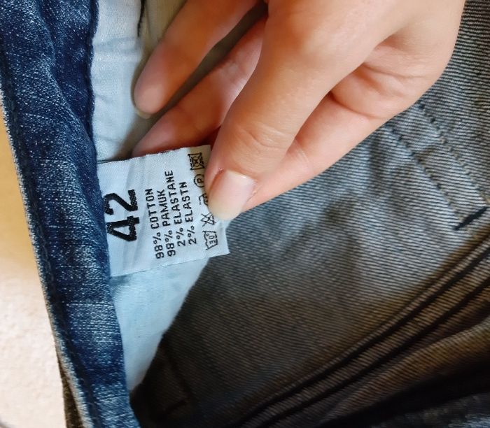 ПРОМО ЦЕНА!  Дънки - прави, сини