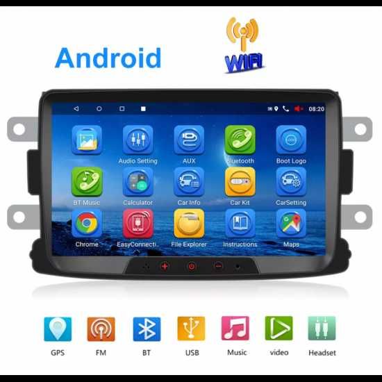 8-инчова мултимедия за Renault и Dacia (2011-2017) – Android, Carplay