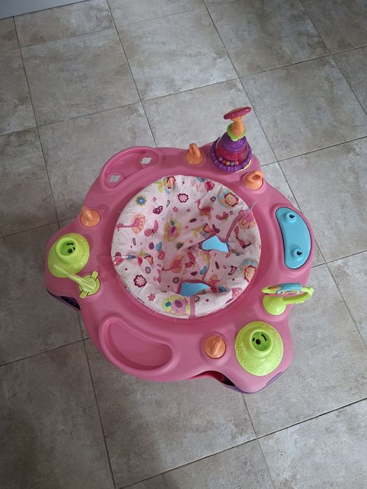 Centru de activitati Bright Starts, Sweet Safari Bounce-a-Round