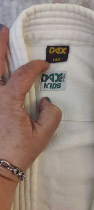 DAX  комплект за джудо 140см бял модел KIDS 450гр