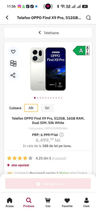 Oppo x9 pro 16 GB RAM 512 GB interna