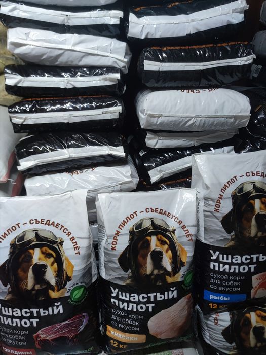 Корма для собак и кошек.