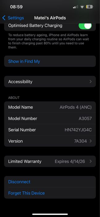 AirPods 4 ANC cu factura si garantie.